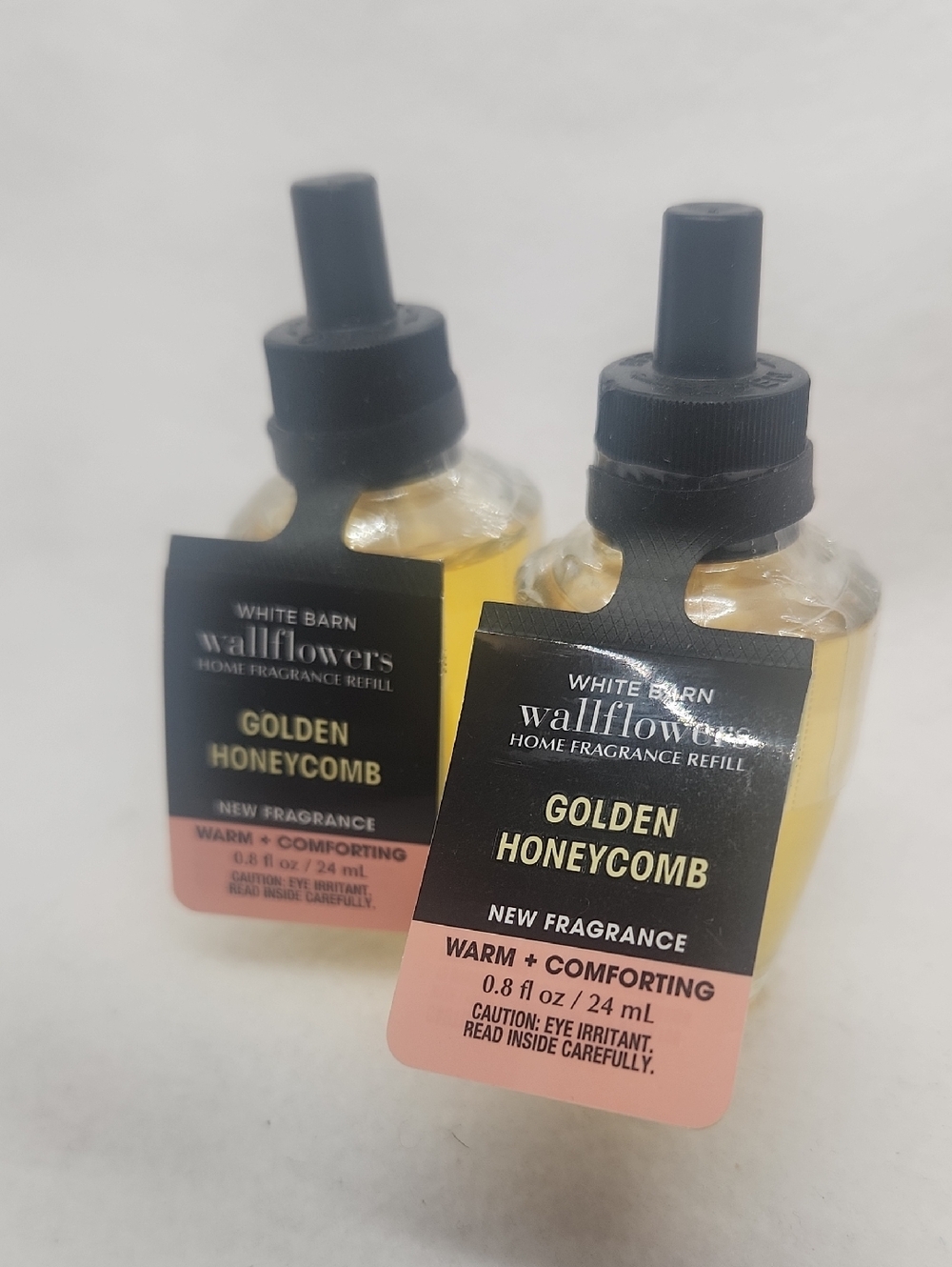 White Barn BBW Golden Honeycomb Wallflowers Refill Set of 2